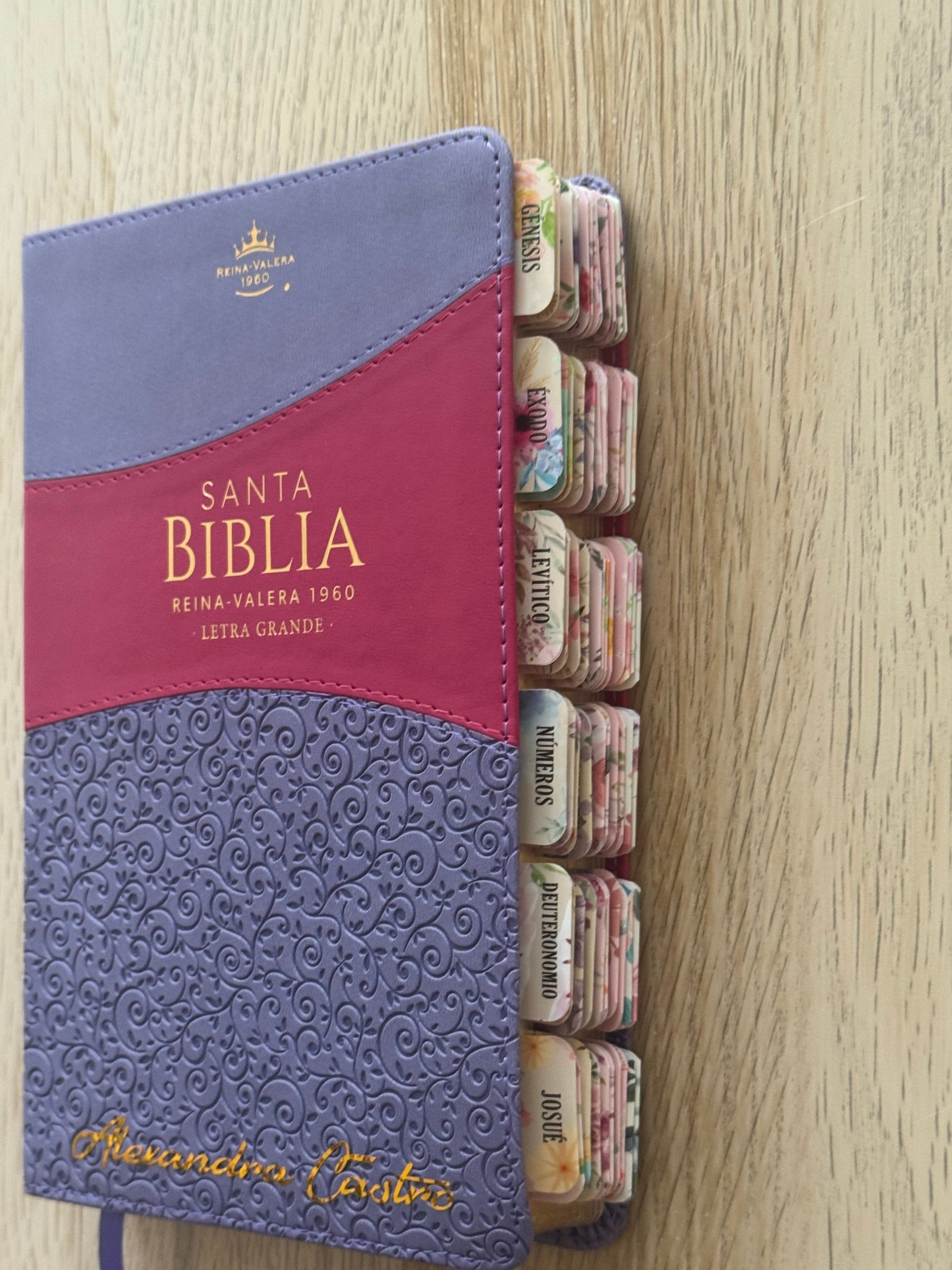 Biblia Personalizada nombre y indice