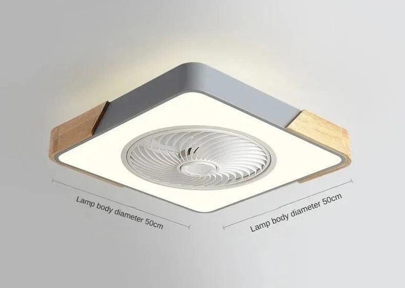 Luminária de teto decorativa com ventilador integrado - Ventiluz Street Design