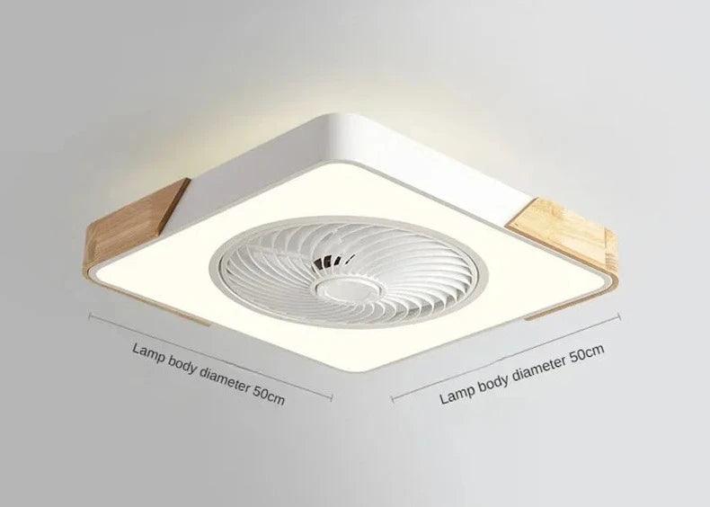 Luminária de teto decorativa com ventilador integrado - Ventiluz Street Design