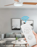 Ventilador de teto moderno com Luminária - ZenithBreeze Street