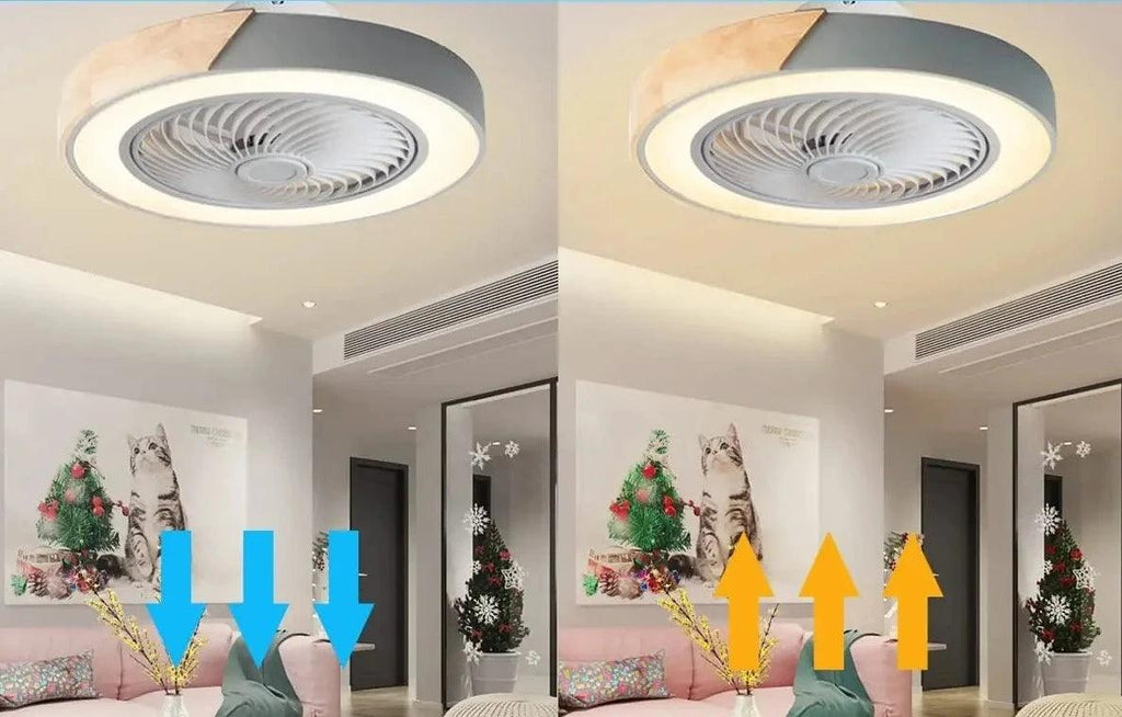 Luminária de teto decorativa com ventilador integrado - Ventiluz Street Design