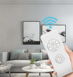 Ventilador de teto moderno Estilo Industrial com controle remoto - ZenithBreeze UrbanWind Elite Edition