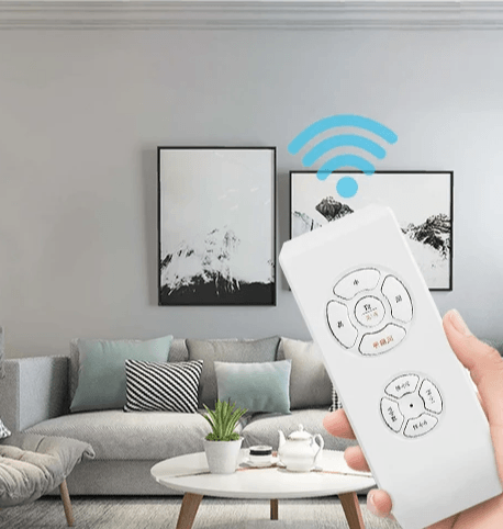 Ventilador de teto moderno Estilo Industrial com controle remoto - ZenithBreeze UrbanWind Elite Edition