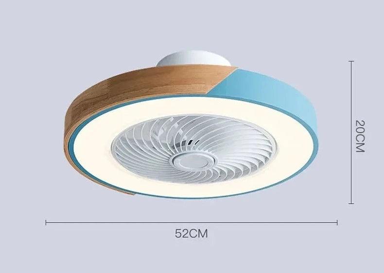 Luminária de teto decorativa com ventilador integrado - Ventiluz Street Design