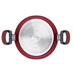 CAÇAROLA ANTIADERENTE PARA INDUÇÃO 28 CM EVERYDAY VERMELHA