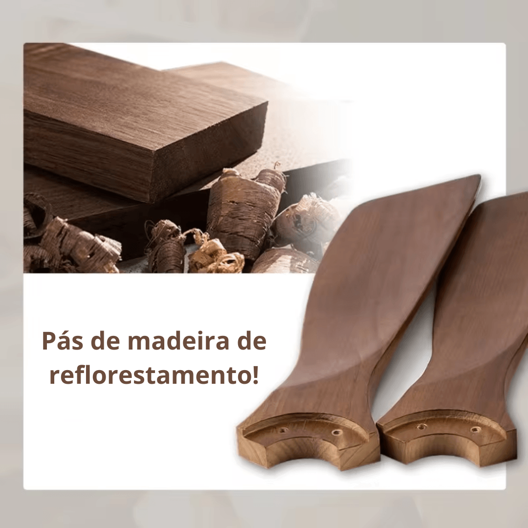 Ventilador de Teto Moderno Estilo Nórdico com Controle Remoto e iluminação - ZenithBreeze Titanium