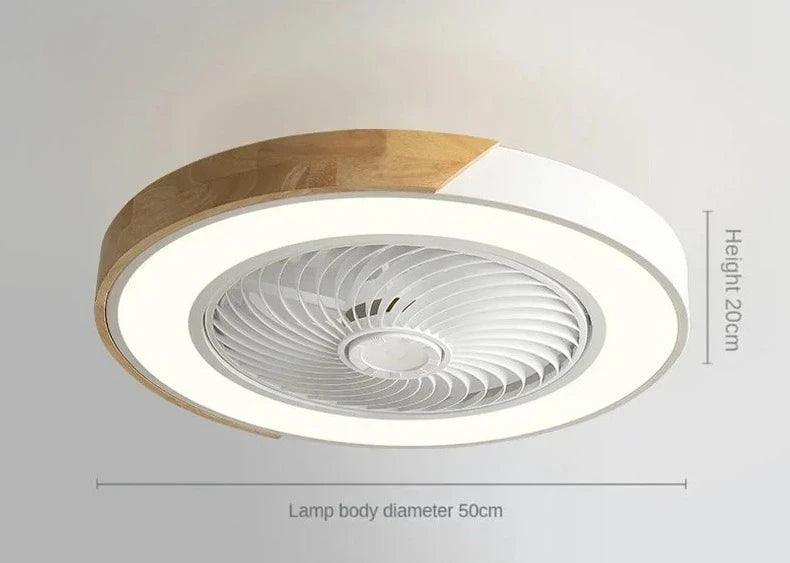 Luminária de teto decorativa com ventilador integrado - Ventiluz Street Design