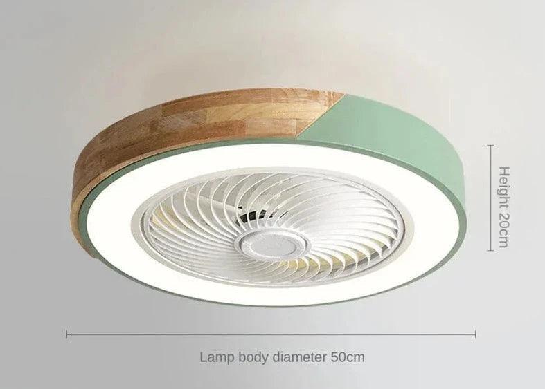 Luminária de teto decorativa com ventilador integrado - Ventiluz Street Design