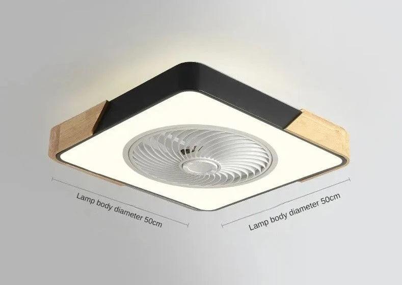 Luminária de teto decorativa com ventilador integrado - Ventiluz Street Design