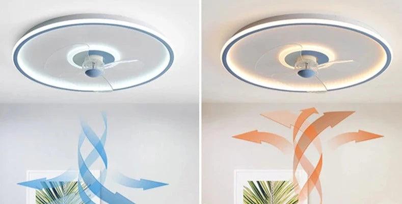 Ventilador de teto portatil com iluminação - Ventiluz Harmony