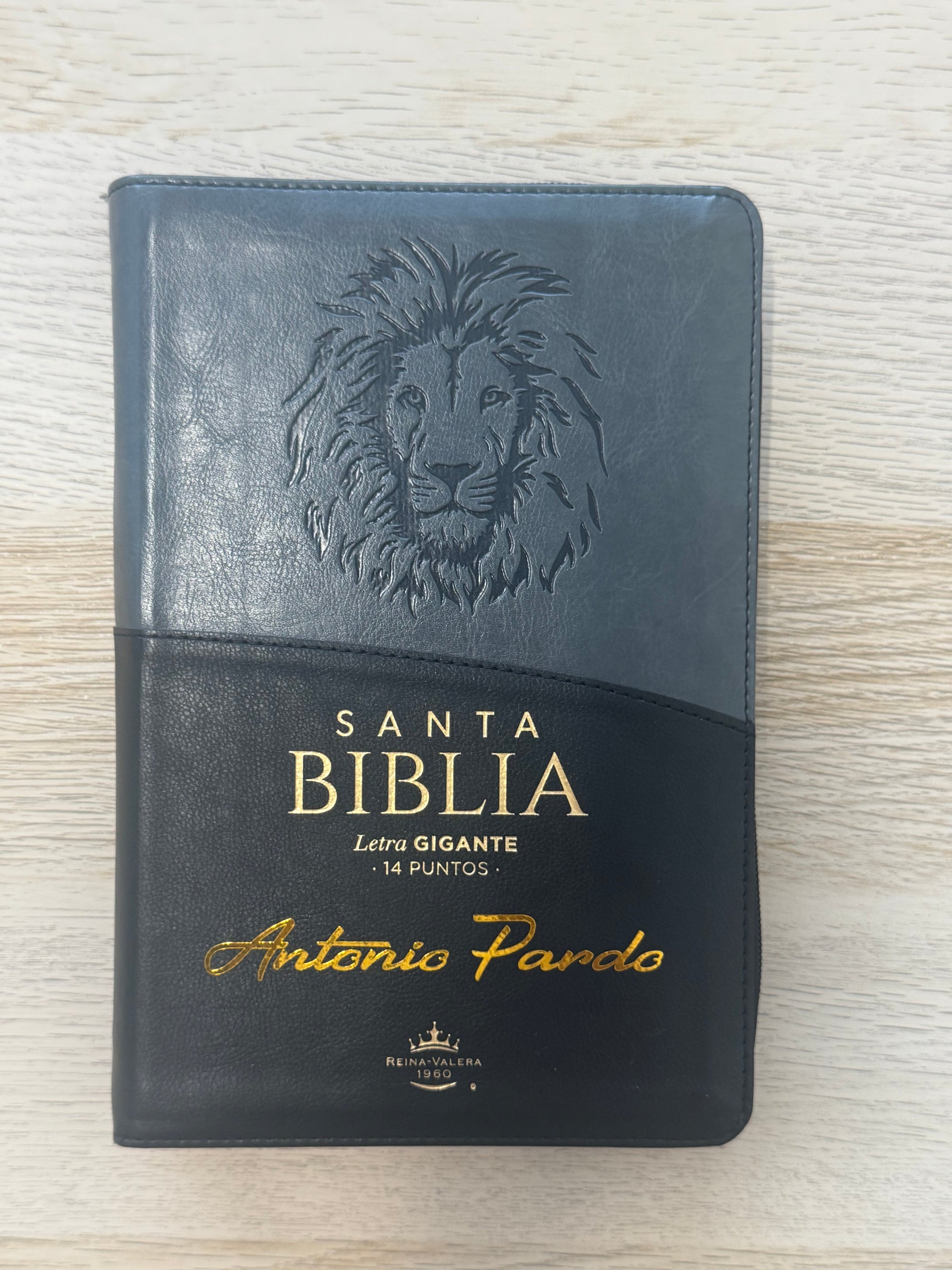 Biblia Personalizada RVR 1960 letra gigante con nombre