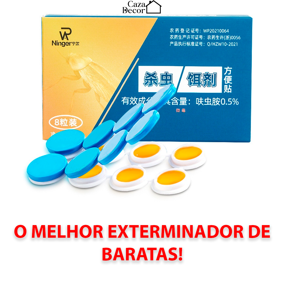 Isca Matadoras de Baratas - Não toxica para Pets
