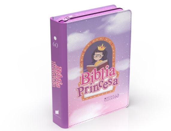 Biblia RVR 1960 Compacta para Niñas con cierre