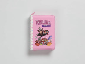 Biblia RVR60 Para Niños Cierre rosa