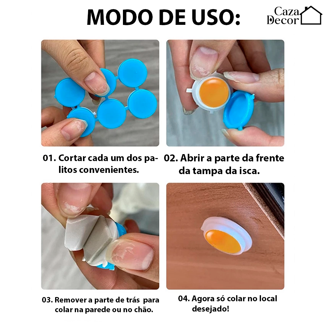 Isca Matadoras de Baratas - Não toxica para Pets