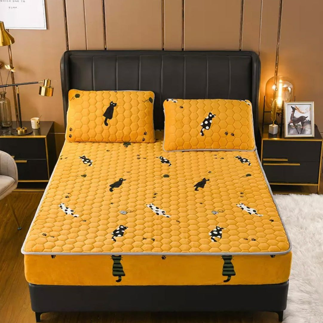 Conjunto Sleep Peace - Lençol e Fronhas 100% Microfibra Ultra Macia