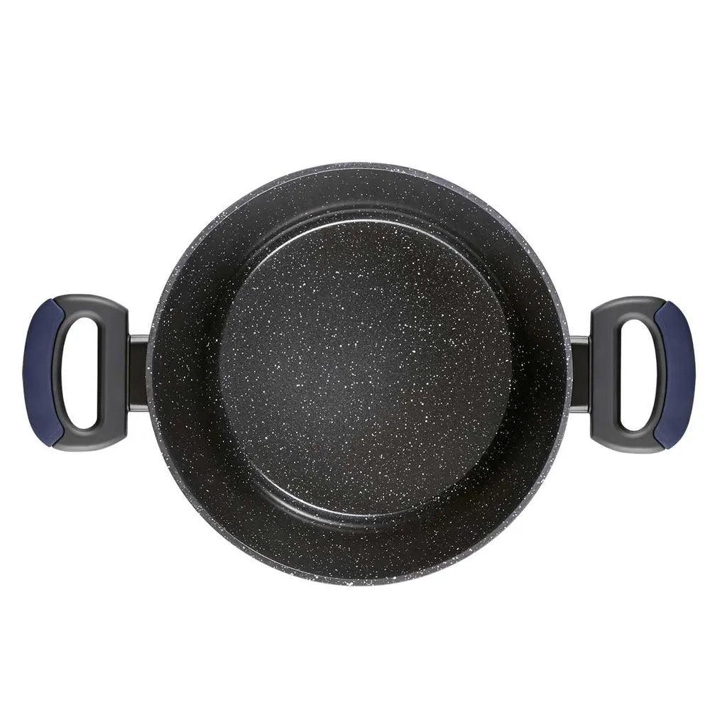 CAÇAROLA ANTIADERENTE PARA INDUÇÃO 28 CM EVERYDAY AZUL