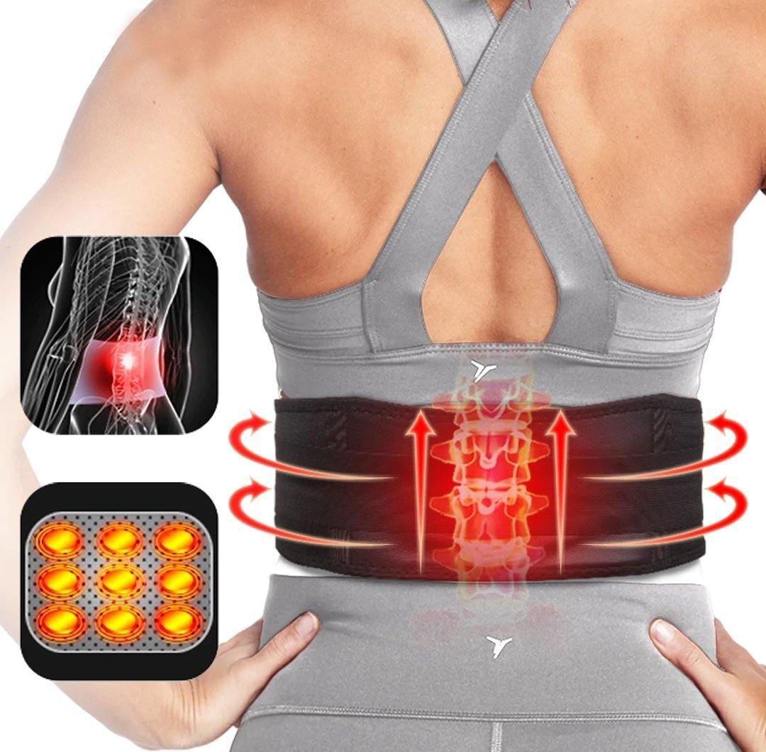 Cinta Lombar Magnética Terapia Para Dor Costas Ciático Hérnia Postura