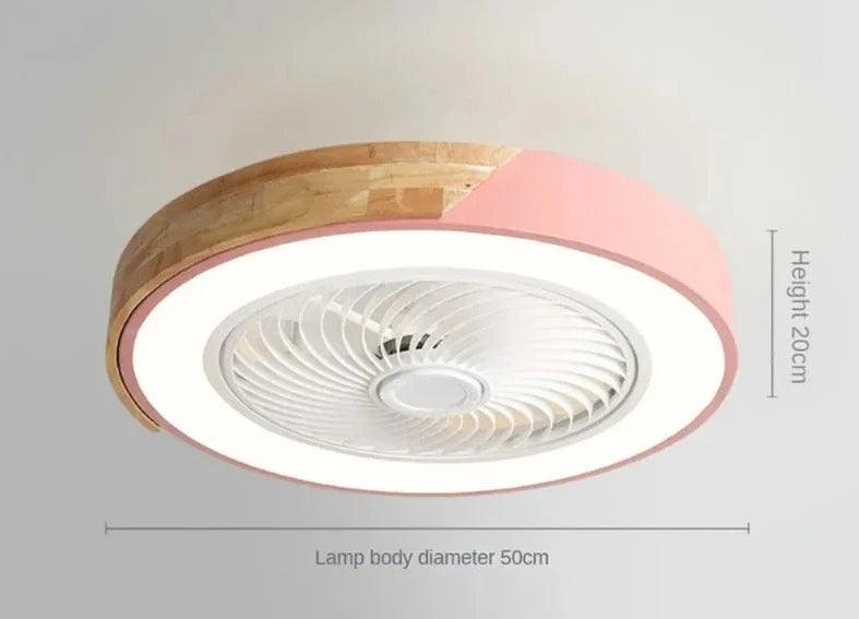 Luminária de teto decorativa com ventilador integrado - Ventiluz Street Design