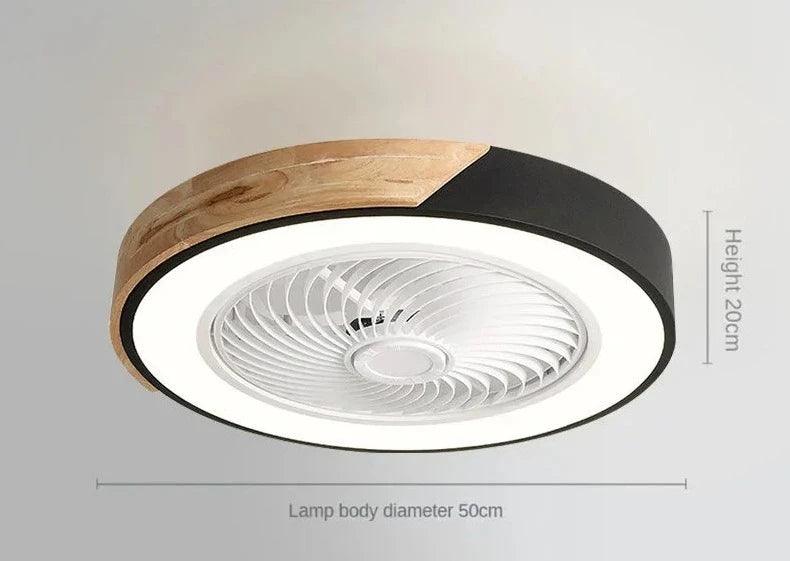 Luminária de teto decorativa com ventilador integrado - Ventiluz Street Design