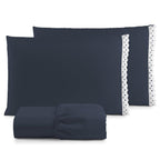 Kit Lençol Casal Padrão Extra Macio 400 Fios Micropercal