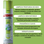 Kit Limpa BOX e BANHEIRO Spray JIMO 400ml Limpeza Profunda - Caza Decor